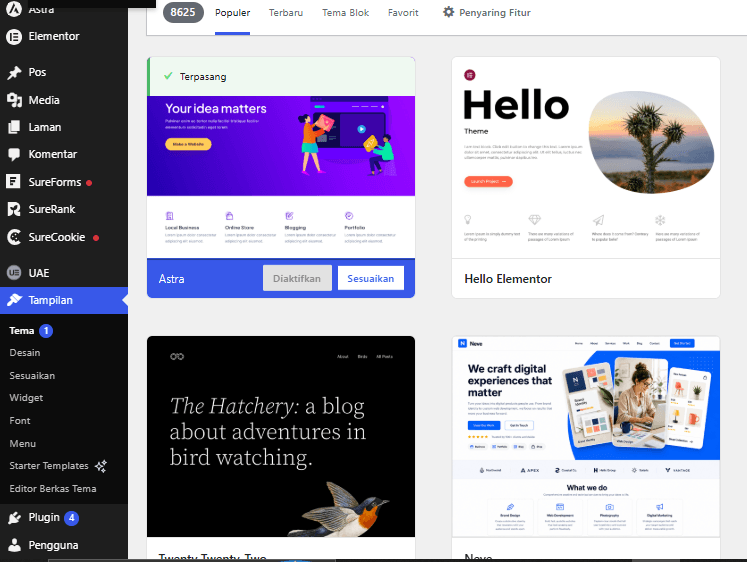 Panduan Tema WordPress: Rekomendasi Tema Terbaik capture tema wordpress