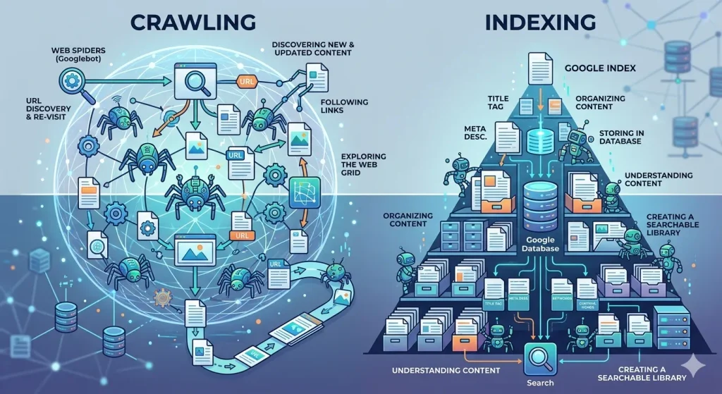 crawling indexing