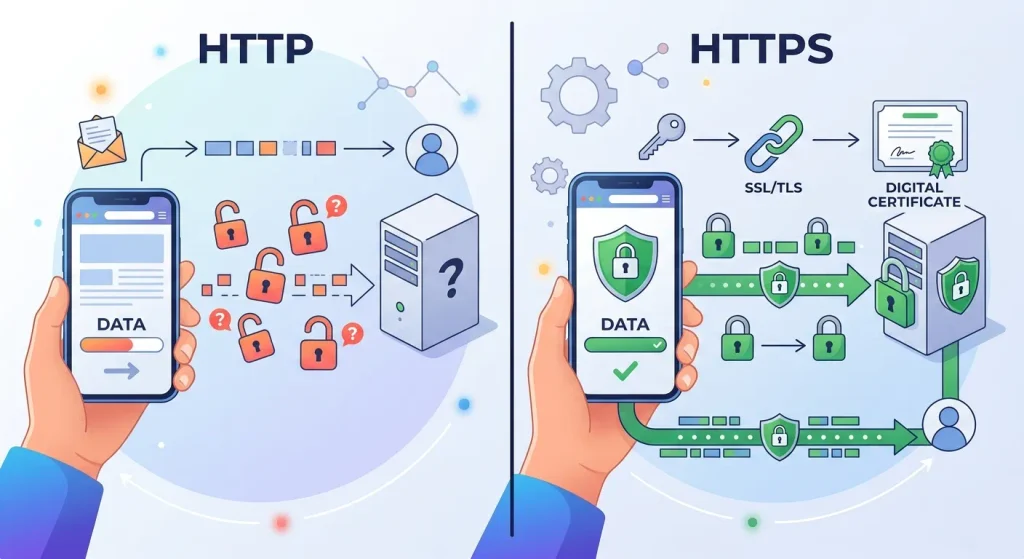 Panduan Lengkap HTTP vs HTTPS http vs https