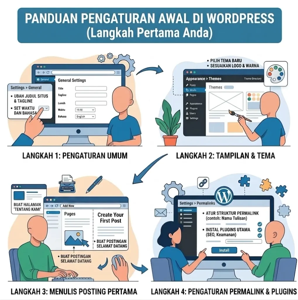 Dashboard WordPress: Pusat Kendali dan Navigasi Utama Website Anda dashboard wordpress