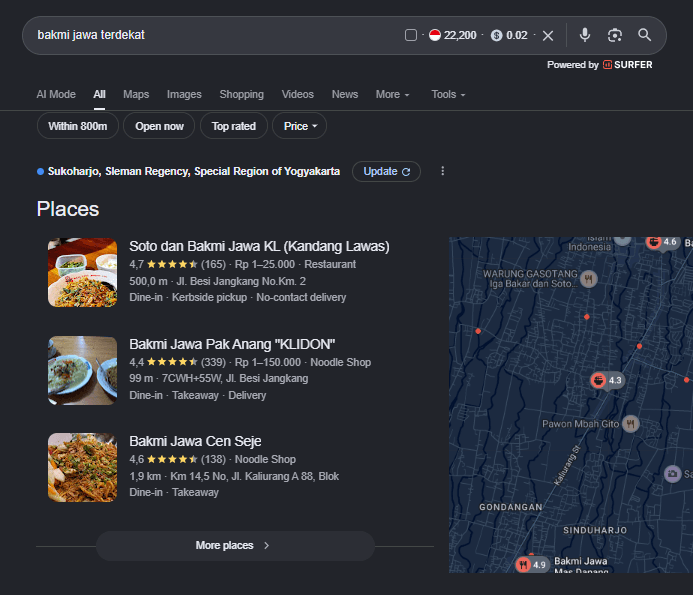 bakmi jawa jogja