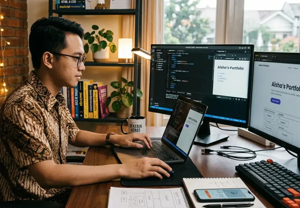 Panduan Dasar Membuat Website Statis website staticj