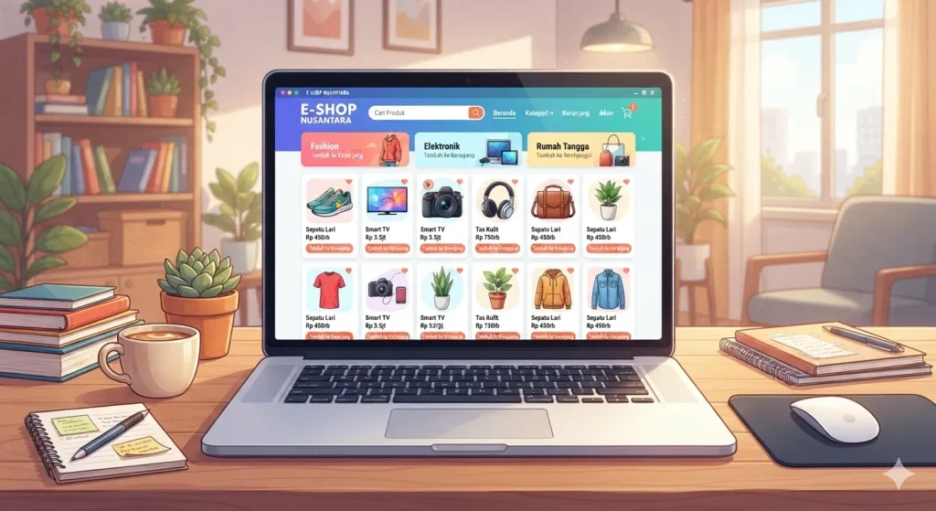 Apa itu Website E-Commerce (Toko Online) website toko online